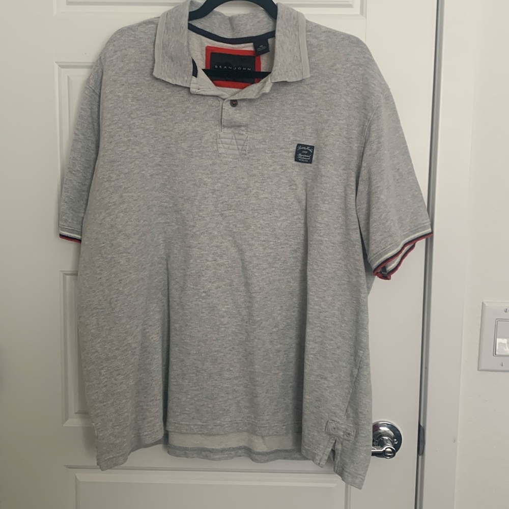 Sean John Gray Polo Shirt